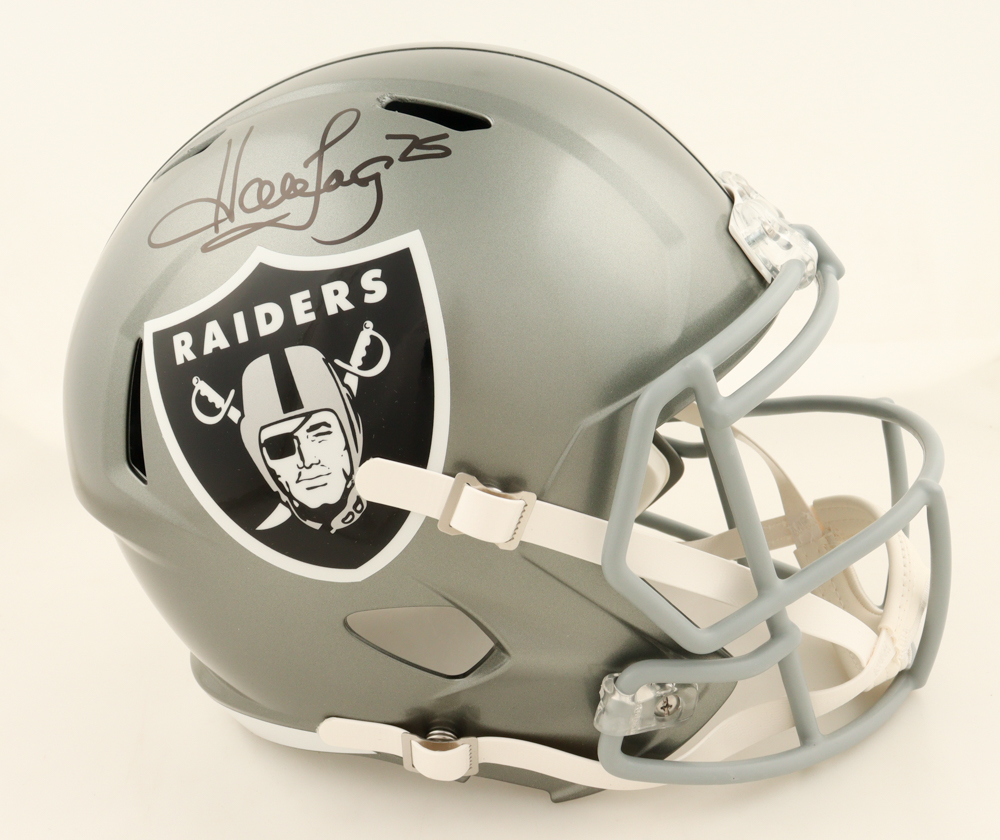 Howie Long Signed Raiders Full-Size Speed Helmet (Beckett) at PristineAuction.com Howie Long Signed Raiders Full-Size Speed Helmet (Beckett) at PristineAuction.com