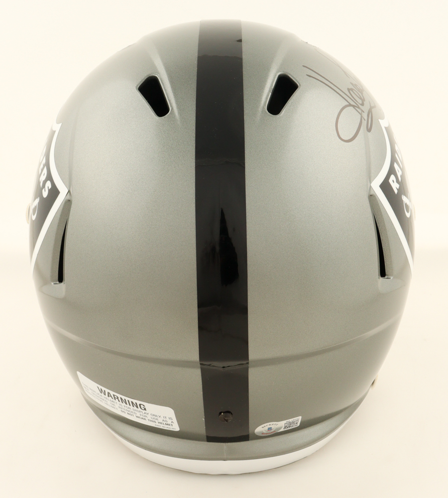 Howie Long Signed Raiders Full-Size Speed Helmet (Beckett) at PristineAuction.com Howie Long Signed Raiders Full-Size Speed Helmet (Beckett) at PristineAuction.com