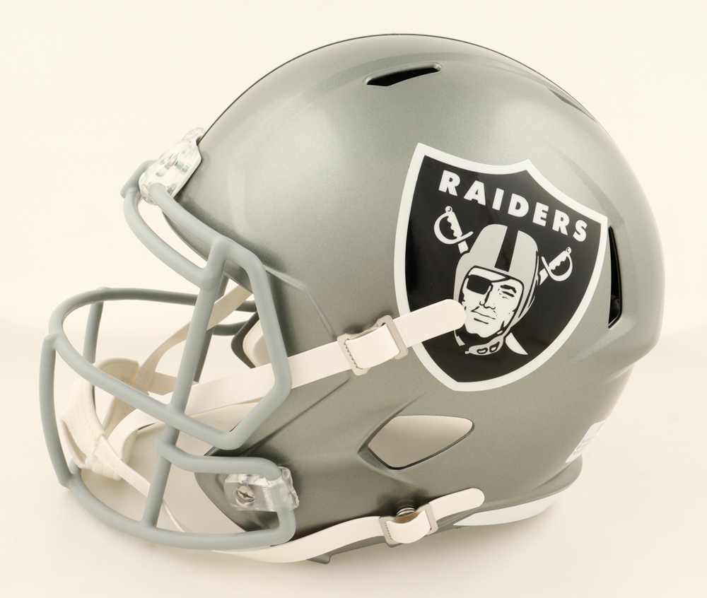 Howie Long Signed Raiders Full-Size Speed Helmet (Beckett) at PristineAuction.com Howie Long Signed Raiders Full-Size Speed Helmet (Beckett) at PristineAuction.com