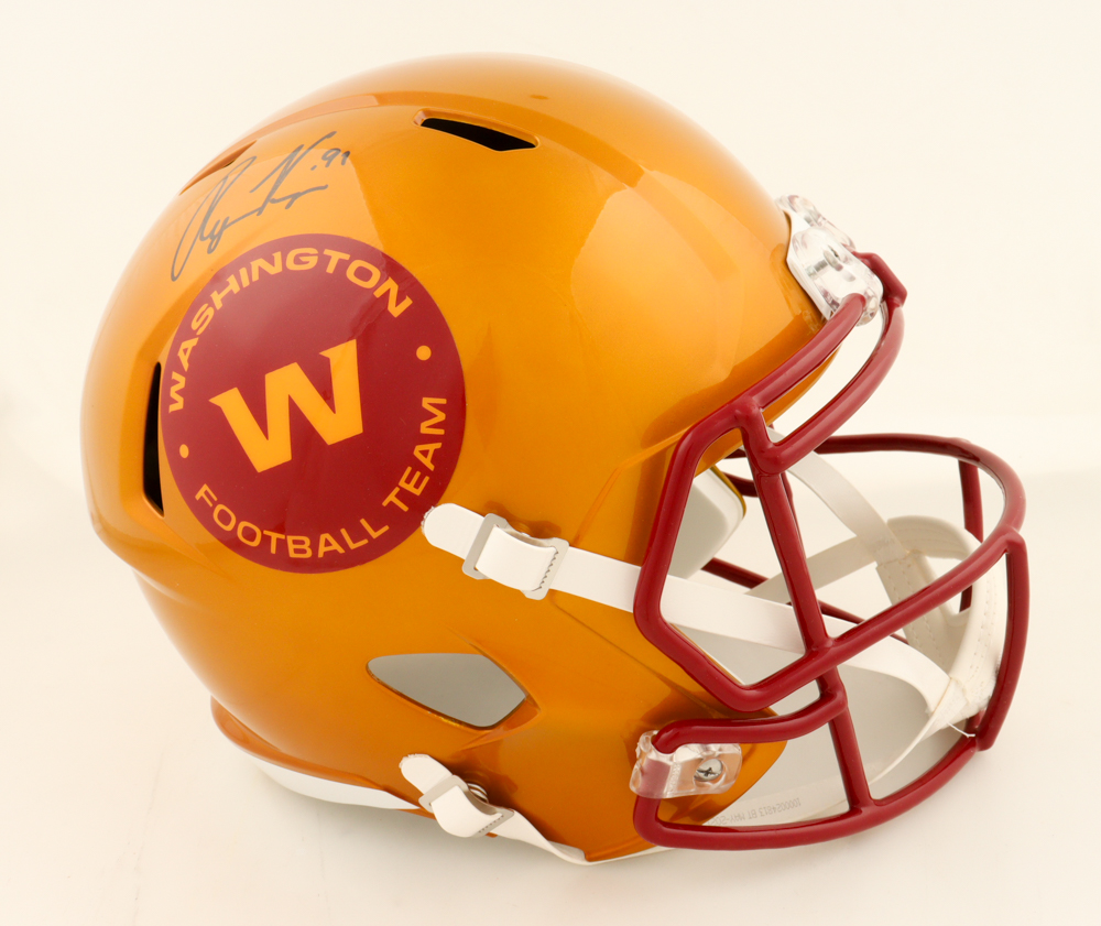 Ryan Kerrigan Signed Washington Full-Size Flash Alternate Speed Helmet (Beckett) at PristineAuction.com Ryan Kerrigan Signed Washington Full-Size Flash Alternate Speed Helmet (Beckett) at PristineAuction.com