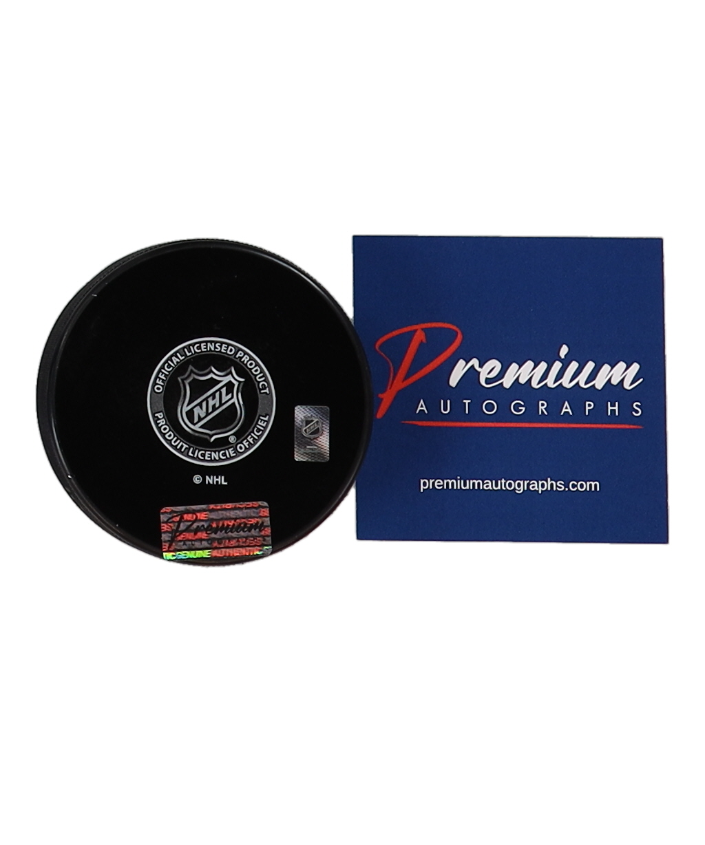 Conor Garland Signed Canucks Logo Hockey Puck (Premium Autographs) at PristineAuction.com Conor Garland Signed Canucks Logo Hockey Puck (Premium Autographs) at PristineAuction.com