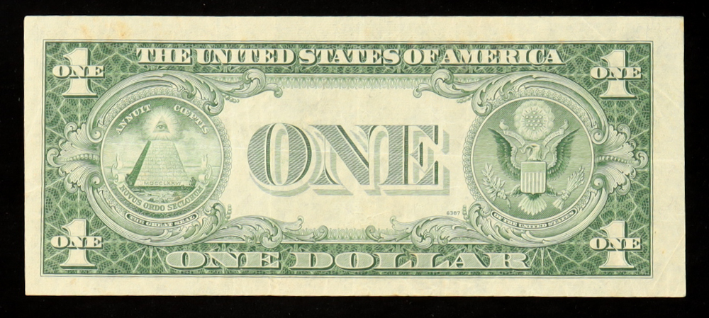 1935-F United States $1 One Dollar Silver Certificate - Blue Seal at PristineAuction.com 1935-F United States $1 One Dollar Silver Certificate - Blue Seal at PristineAuction.com