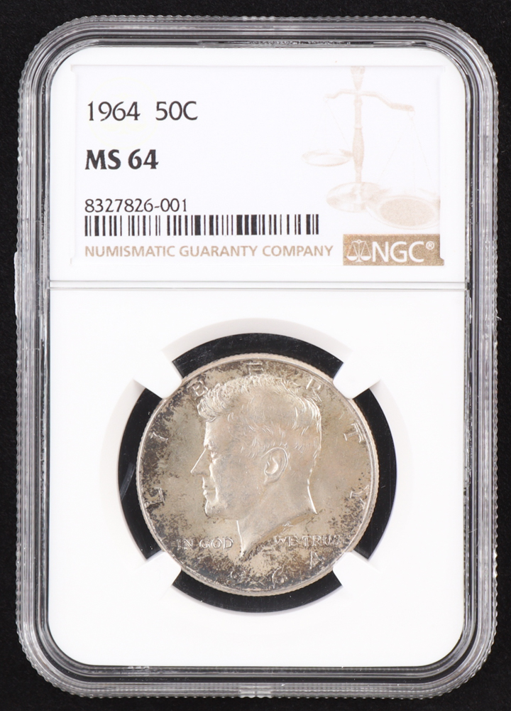 1964 Kennedy Silver Half Dollar (NGC MS64) at PristineAuction.com 1964 Kennedy Silver Half Dollar (NGC MS64) at PristineAuction.com