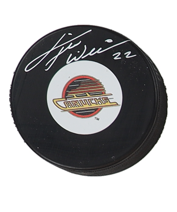 Tiger Williams Signed Canucks Logo Hockey Puck (Premium Autographs) at PristineAuction.com Tiger Williams Signed Canucks Logo Hockey Puck (Premium Autographs) at PristineAuction.com