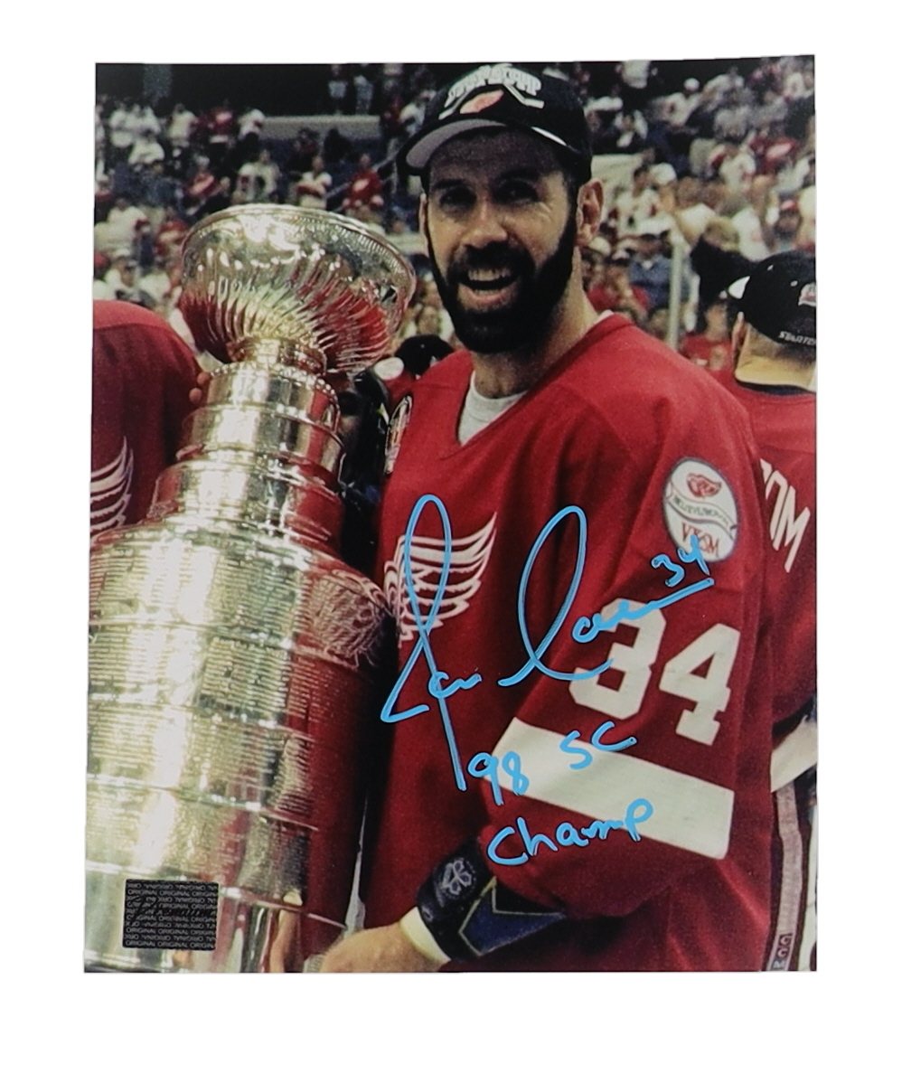 Jamie Macoun Signed Red Wings 8x10 Photo Inscribed "98 SC Champ" (Premium Autographs) at PristineAuction.com Jamie Macoun Signed Red Wings 8x10 Photo Inscribed "98 SC Champ" (Premium Autographs) at PristineAuction.com