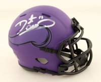 Daunte Culpepper Signed Vikings Rave Alternate Speed Mini Helmet (JSA) at PristineAuction.com