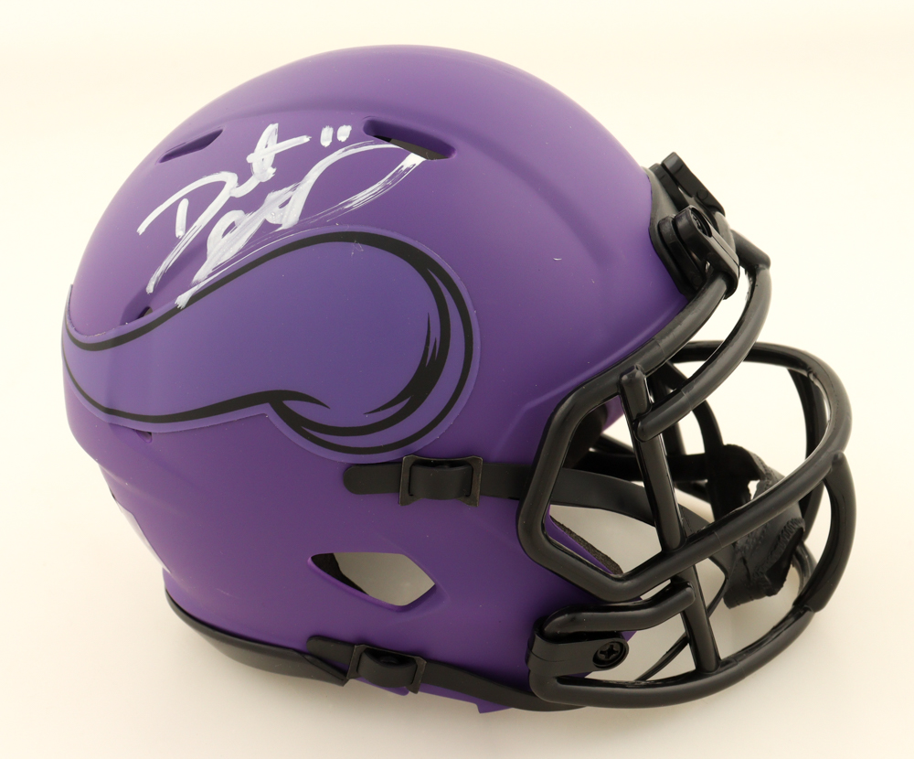 Daunte Culpepper Signed Vikings Rave Alternate Speed Mini Helmet (JSA) at PristineAuction.com Daunte Culpepper Signed Vikings Rave Alternate Speed Mini Helmet (JSA) at PristineAuction.com