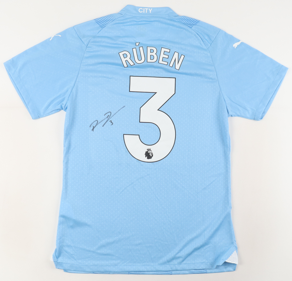 Ruben Dias Signed Manchester City Jersey (PIA) at PristineAuction.com Ruben Dias Signed Manchester City Jersey (PIA) at PristineAuction.com