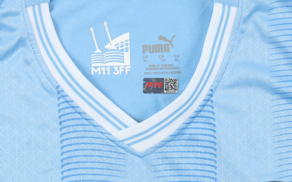 Ruben Dias Signed Manchester City Jersey (PIA) at PristineAuction.com Ruben Dias Signed Manchester City Jersey (PIA) at PristineAuction.com