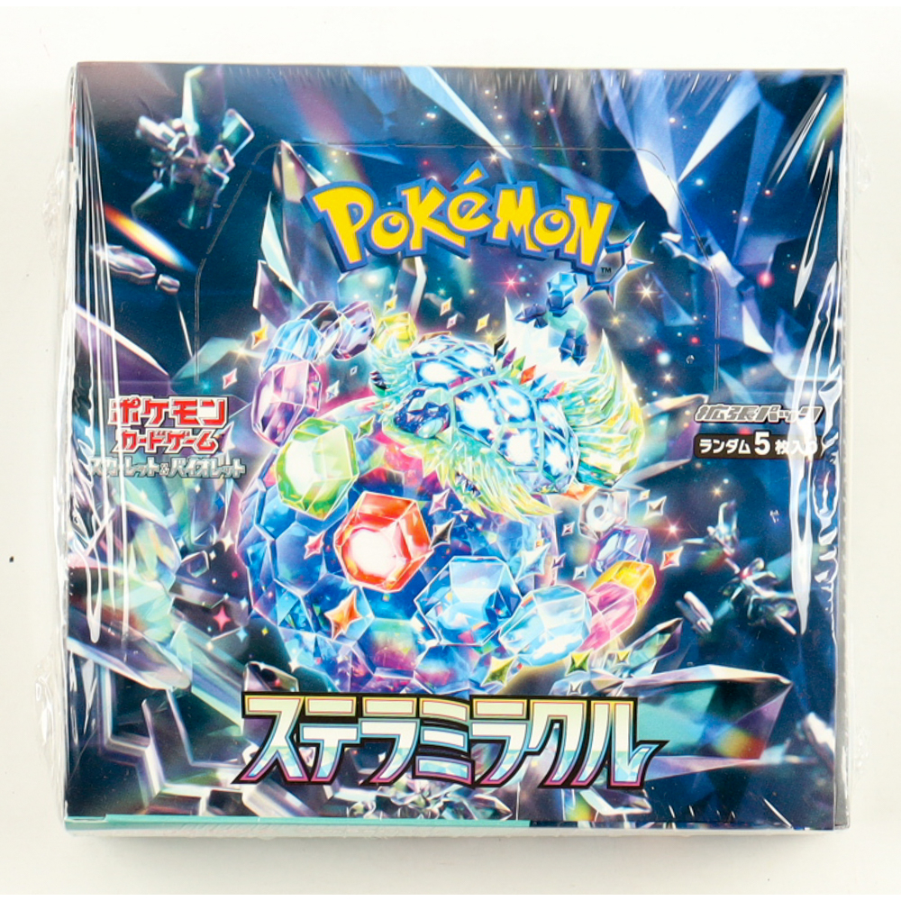 Pokemon Stellar Miracle Booster Box SV7 Scarlet & Violet, Japanese, Factory Sealed 2024 Prismatic Evolutions Booster Box Pokemon Stellar Miracle Booster Box SV7 Scarlet & Violet, Japanese, Factory Sealed 2024 Prismatic Evolutions Booster Box