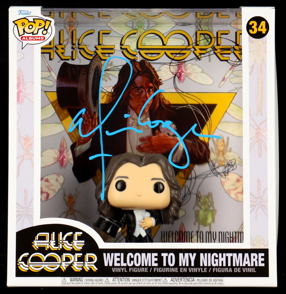 Alice Cooper Signed "Welcome To My Nightmare" #34 Alice Cooper Funko Pop! Albums Vinyl Figure (PSA) at PristineAuction.com Alice Cooper Signed "Welcome To My Nightmare" #34 Alice Cooper Funko Pop! Albums Vinyl Figure (PSA) at PristineAuction.com