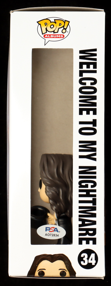 Alice Cooper Signed "Welcome To My Nightmare" #34 Alice Cooper Funko Pop! Albums Vinyl Figure (PSA) at PristineAuction.com Alice Cooper Signed "Welcome To My Nightmare" #34 Alice Cooper Funko Pop! Albums Vinyl Figure (PSA) at PristineAuction.com