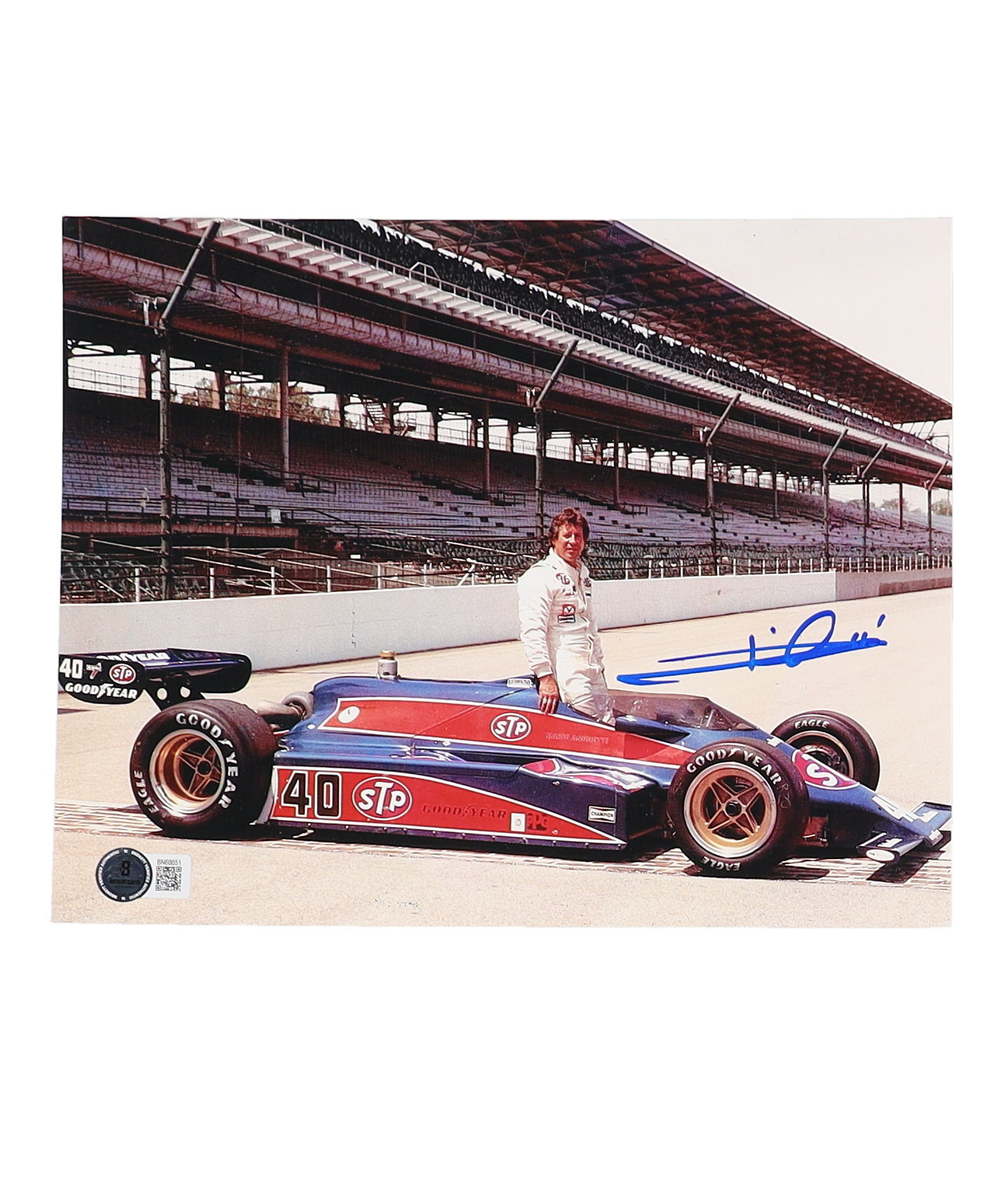 Mario Andretti Signed 8x10 Photo (Beckett) at PristineAuction.com Mario Andretti Signed 8x10 Photo (Beckett) at PristineAuction.com