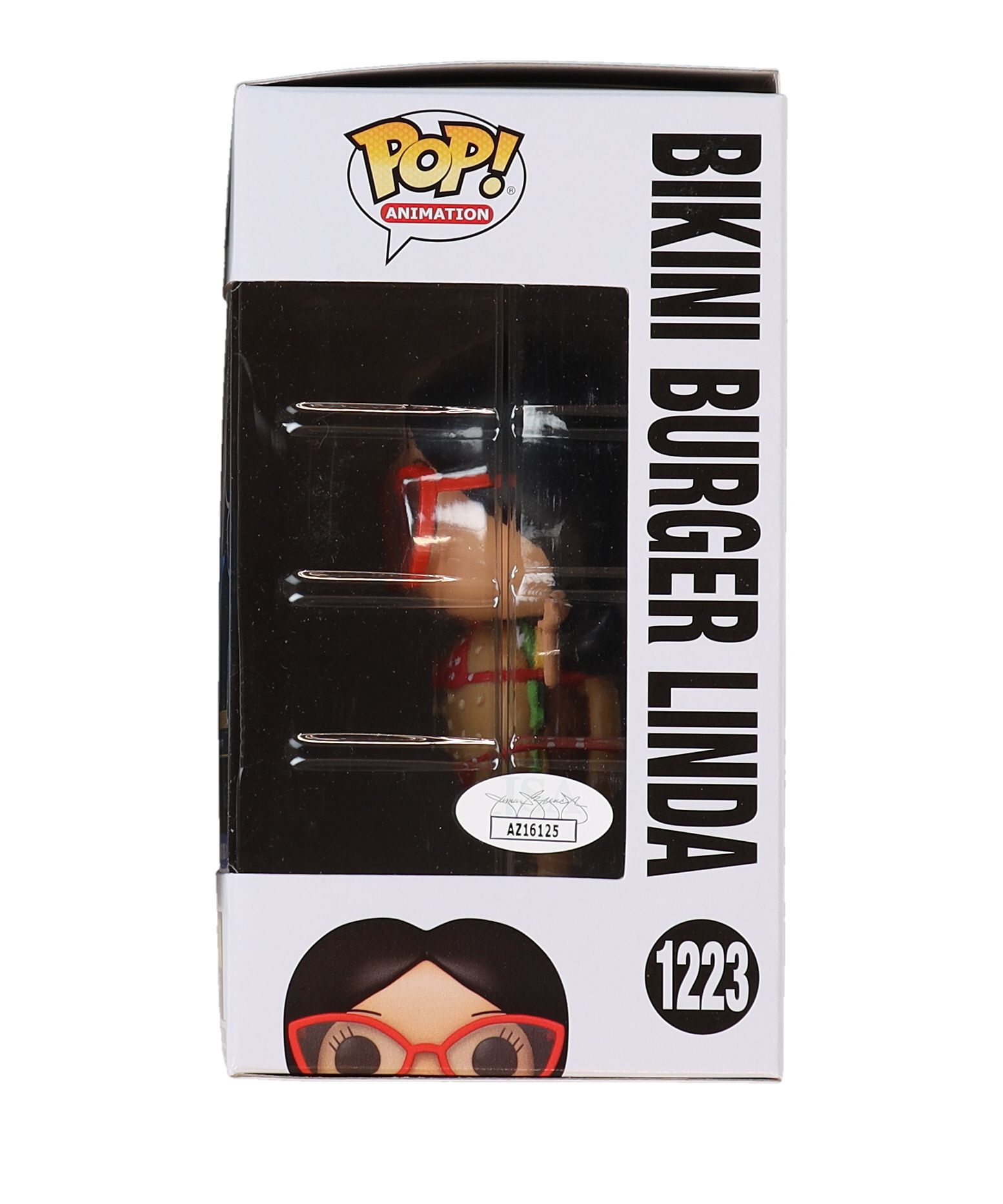 H. Jon Benjamin Signed "The Bob's Burgers Movie" #1223 Bikini Burger Linda Funko Pop! Vinyl Figure (JSA) at PristineAuction.com H. Jon Benjamin Signed "The Bob's Burgers Movie" #1223 Bikini Burger Linda Funko Pop! Vinyl Figure (JSA) at PristineAuction.com