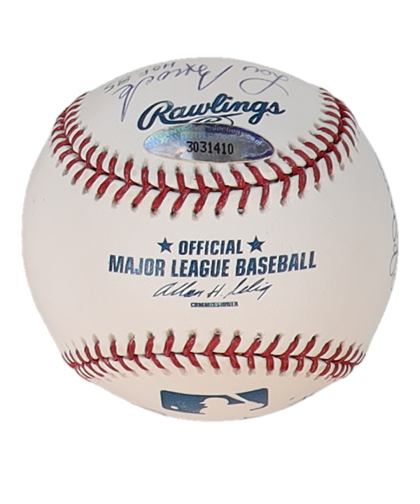 Cardinals OML Baseball Signed & Inscribed by (5) with Stan Musial, Lou Brock, Bob Gibson, Red Schoendienst & Ozzie Smith (TriStar) at PristineAuction.com Cardinals OML Baseball Signed & Inscribed by (5) with Stan Musial, Lou Brock, Bob Gibson, Red Schoendienst & Ozzie Smith (TriStar) at PristineAuction.com