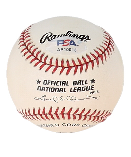 Phil Niekro Signed ONL Baseball Inscribed "H.O.F. -97" (PSA) at PristineAuction.com Phil Niekro Signed ONL Baseball Inscribed "H.O.F. -97" (PSA) at PristineAuction.com