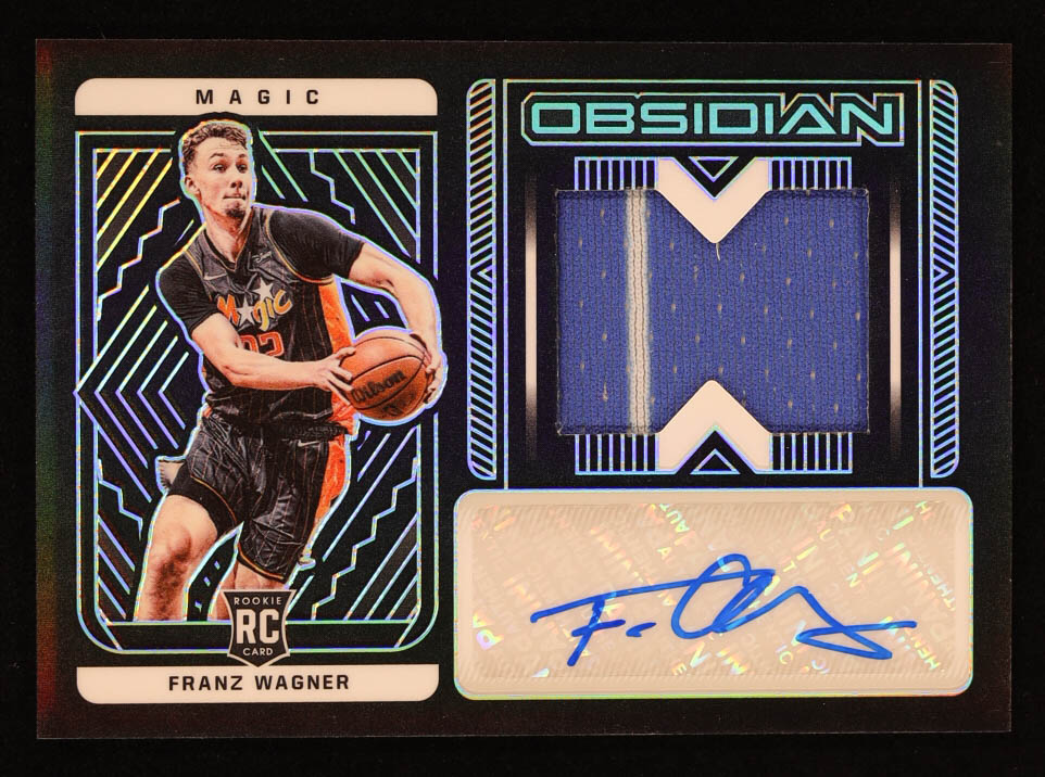 Franz Wagner 2021-22 Panini Obsidian #204 Autograph Jersey RC #16/99 at PristineAuction.com Franz Wagner 2021-22 Panini Obsidian #204 Autograph Jersey RC #16/99 at PristineAuction.com