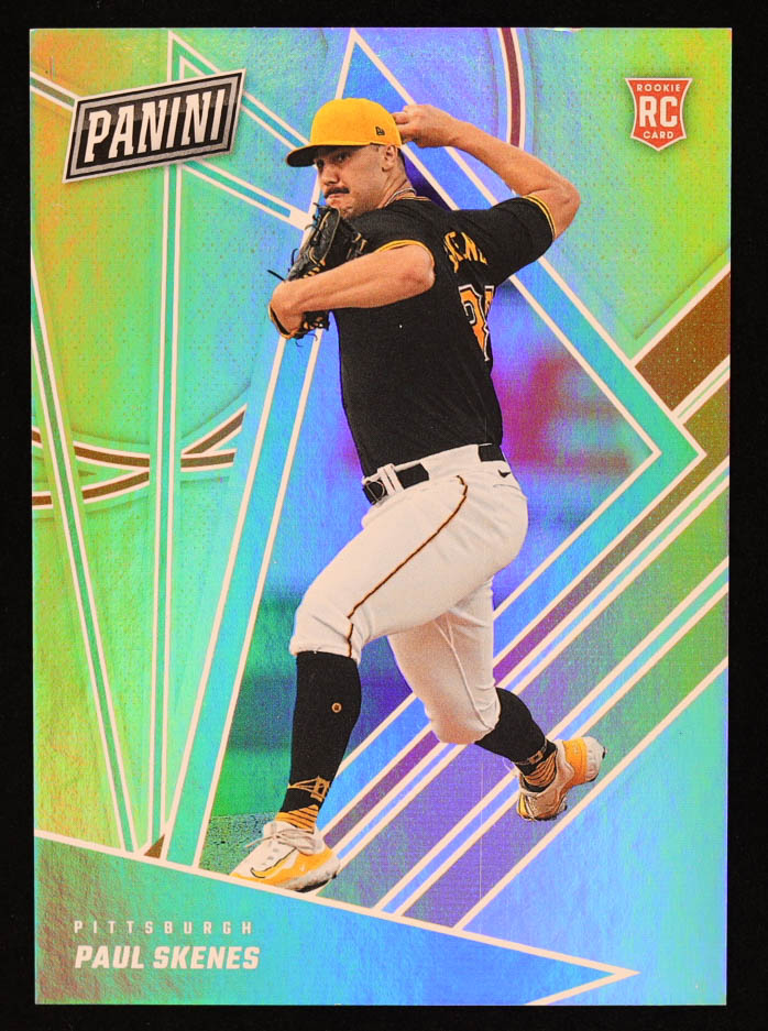 Paul Skenes 2024 Panini Black Friday Holo #BB10 RC #87/150 at PristineAuction.com Paul Skenes 2024 Panini Black Friday Holo #BB10 RC #87/150 at PristineAuction.com