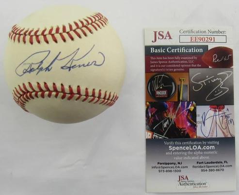 Ralph Kiner Signed ONL Baseball (JSA) at PristineAuction.com Ralph Kiner Signed ONL Baseball (JSA) at PristineAuction.com