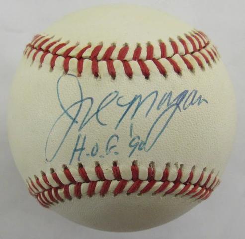 Joe Morgan Signed ONL Baseball Inscribed "H.O.F. '90" (JSA) at PristineAuction.com Joe Morgan Signed ONL Baseball Inscribed "H.O.F. '90" (JSA) at PristineAuction.com