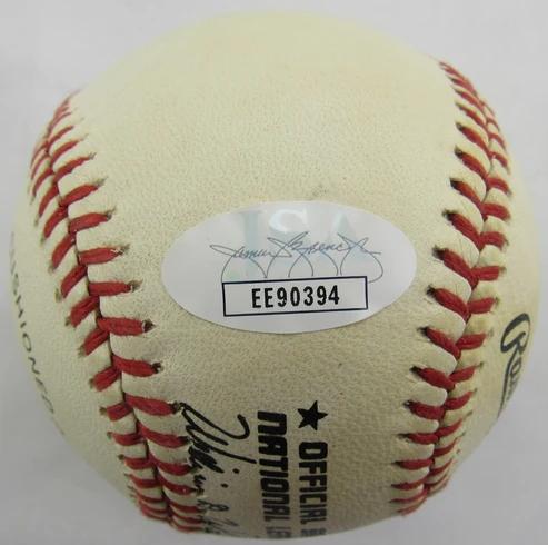 Joe Morgan Signed ONL Baseball Inscribed "H.O.F. '90" (JSA) at PristineAuction.com Joe Morgan Signed ONL Baseball Inscribed "H.O.F. '90" (JSA) at PristineAuction.com