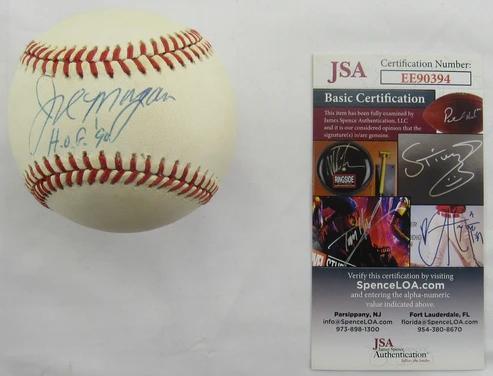 Joe Morgan Signed ONL Baseball Inscribed "H.O.F. '90" (JSA) at PristineAuction.com Joe Morgan Signed ONL Baseball Inscribed "H.O.F. '90" (JSA) at PristineAuction.com