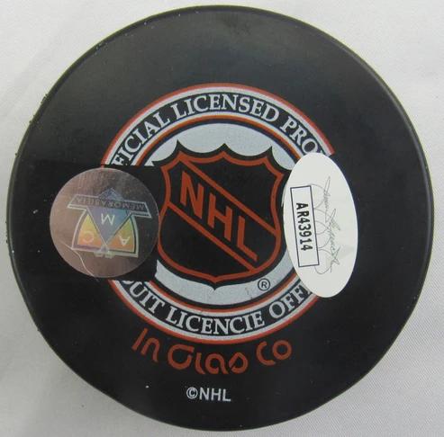 Gordie Howe Signed "Cup Crazy" Hockey Puck Inscribed "Mr. Hockey" & "S.C. 50-52-54-55" (JSA) at PristineAuction.com Gordie Howe Signed "Cup Crazy" Hockey Puck Inscribed "Mr. Hockey" & "S.C. 50-52-54-55" (JSA) at PristineAuction.com