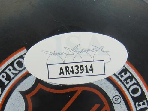 Gordie Howe Signed "Cup Crazy" Hockey Puck Inscribed "Mr. Hockey" & "S.C. 50-52-54-55" (JSA) at PristineAuction.com Gordie Howe Signed "Cup Crazy" Hockey Puck Inscribed "Mr. Hockey" & "S.C. 50-52-54-55" (JSA) at PristineAuction.com