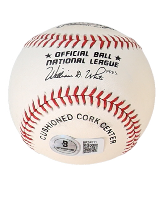 Jeff Innis Signed ONL Baseball (Beckett) | Pristine Auction