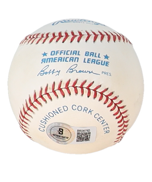 Frank Howard Signed OAL Baseball Inscribed "1960 R.O.Y. - N.L." (Beckett) at PristineAuction.com Frank Howard Signed OAL Baseball Inscribed "1960 R.O.Y. - N.L." (Beckett) at PristineAuction.com