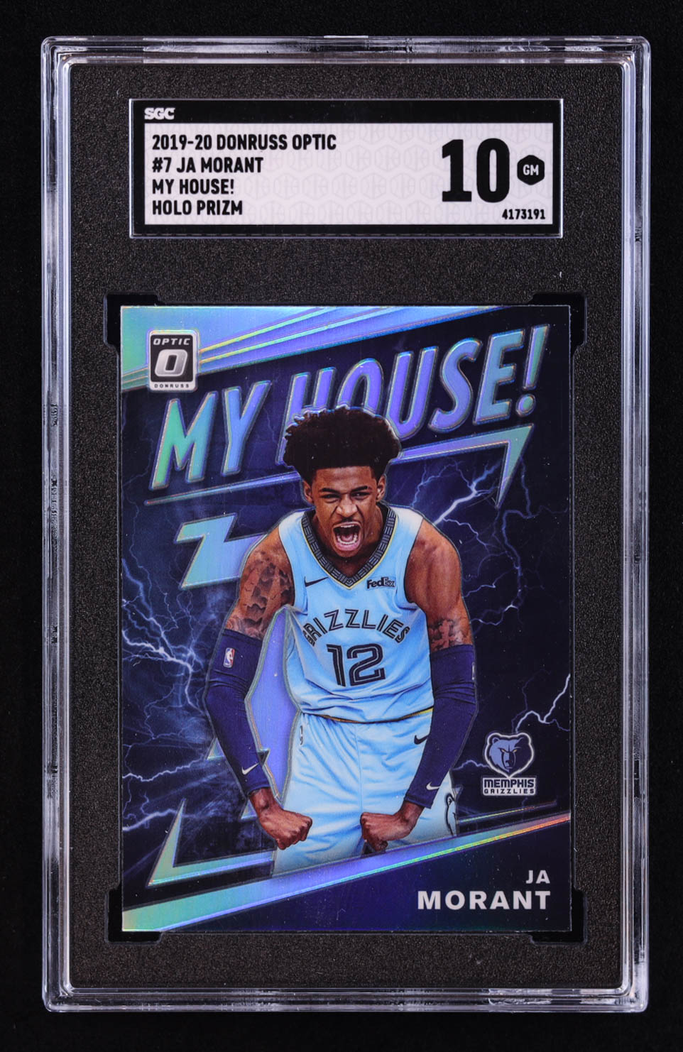 Ja Morant 2019-20 Donruss Optic My House Holo #7 RC (SGC 10) at PristineAuction.com Ja Morant 2019-20 Donruss Optic My House Holo #7 RC (SGC 10) at PristineAuction.com