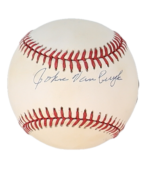 John Van Cuyk Signed ONL Baseball (Beckett) at PristineAuction.com John Van Cuyk Signed ONL Baseball (Beckett) at PristineAuction.com