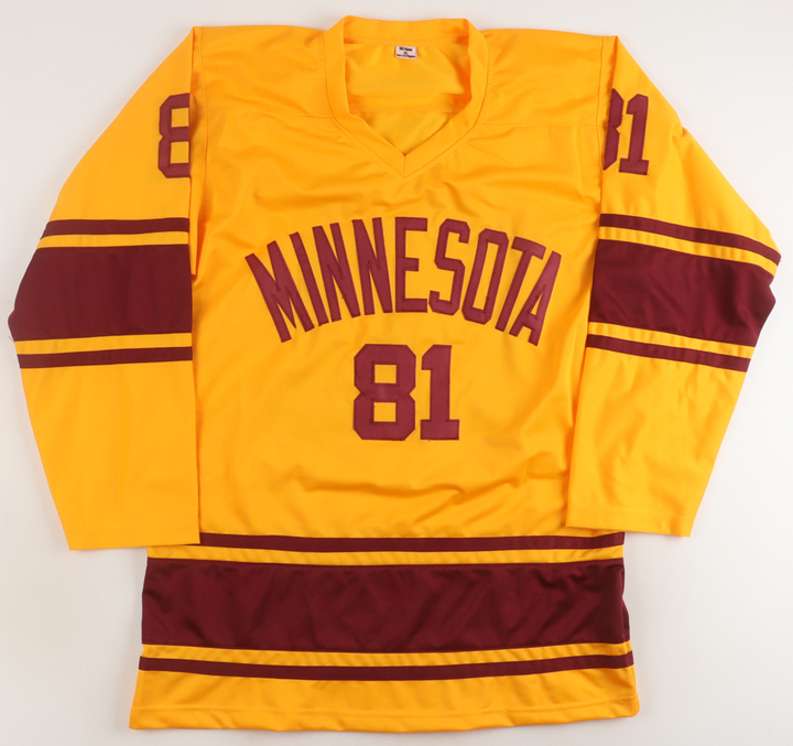 Jimmy Snuggerud Signed College Jersey Inscribed "2022 1st RND Pick" (Beckett) at PristineAuction.com Jimmy Snuggerud Signed College Jersey Inscribed "2022 1st RND Pick" (Beckett) at PristineAuction.com