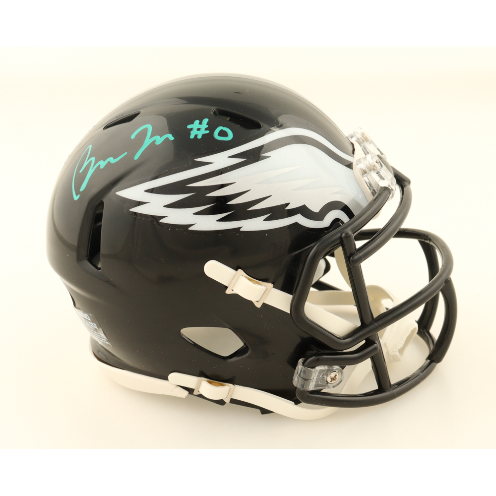 Bryce Huff Signed Eagles Speed Mini Helmet (JSA) at PristineAuction.com