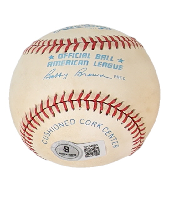 Clete Boyer Signed OAL Baseball (Beckett) at PristineAuction.com Clete Boyer Signed OAL Baseball (Beckett) at PristineAuction.com