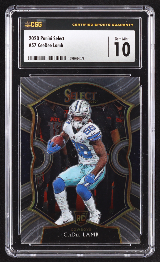 CeeDee Lamb 2020 Select #57 RC (CSG 10) at PristineAuction.com CeeDee Lamb 2020 Select #57 RC (CSG 10) at PristineAuction.com