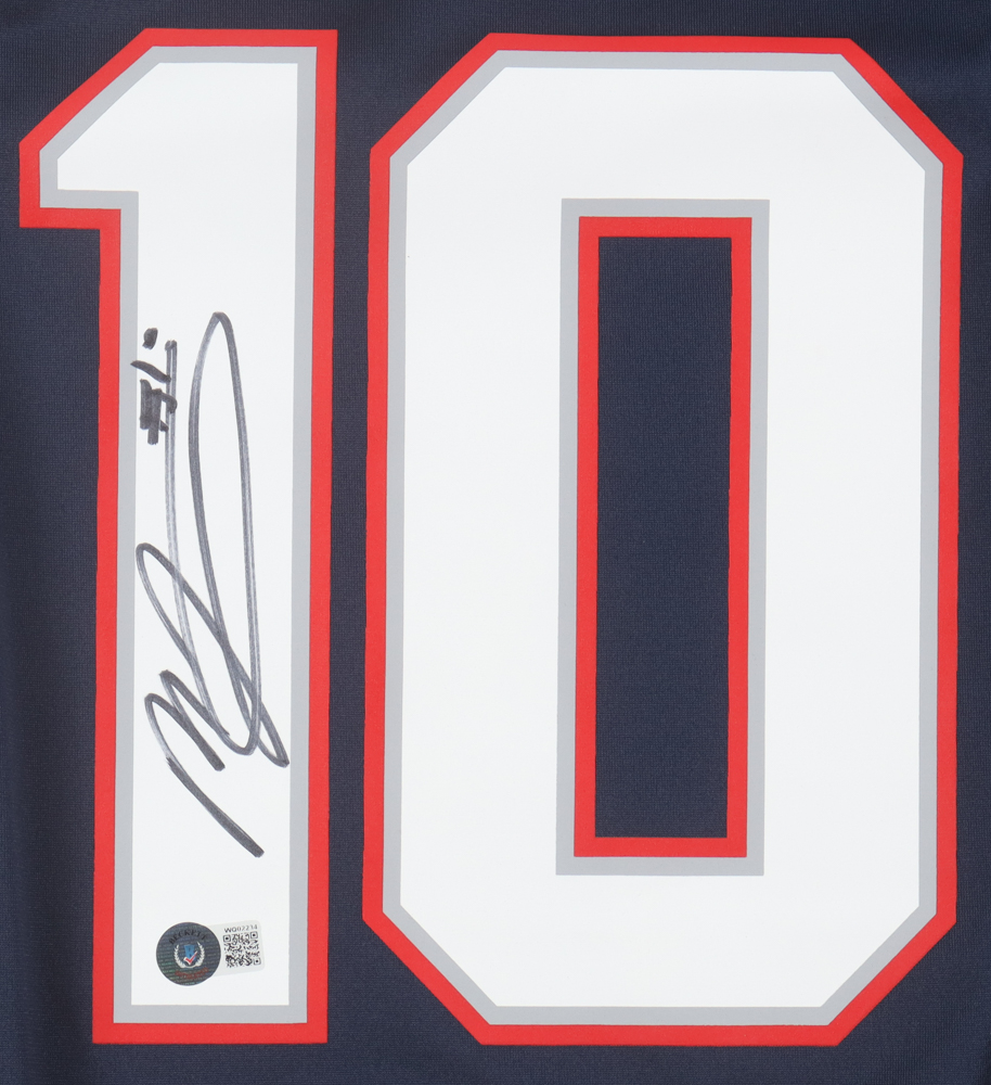 Mac Jones Signed Patriots Nike Authentic Jersey (Beckett) at PristineAuction.com Mac Jones Signed Patriots Nike Authentic Jersey (Beckett) at PristineAuction.com