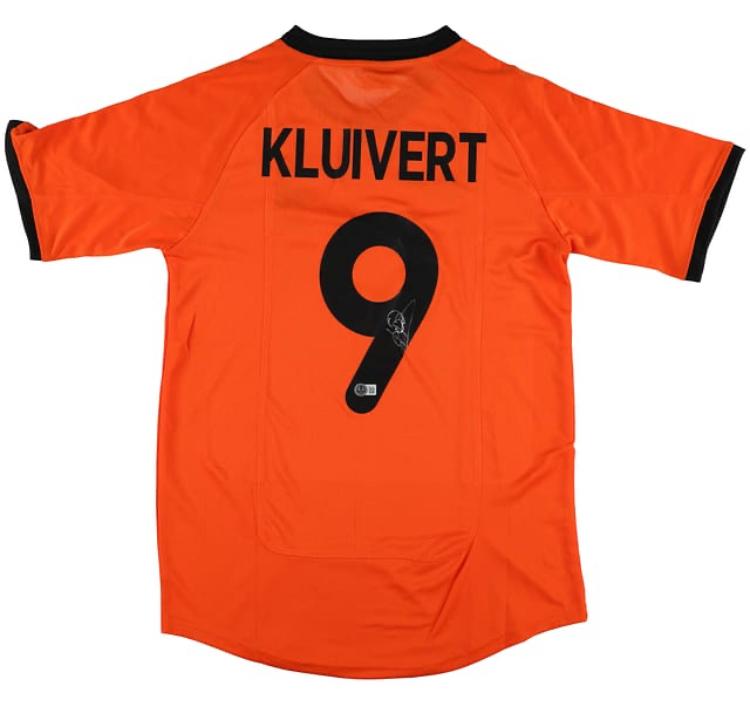 Patrick Kluivert Signed Netherlands Nike Authentic Jersey (Beckett) at PristineAuction.com Patrick Kluivert Signed Netherlands Nike Authentic Jersey (Beckett) at PristineAuction.com