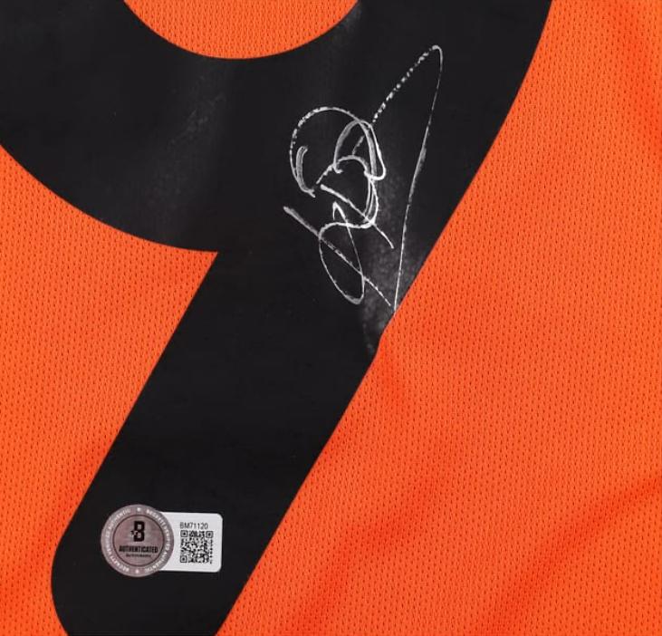 Patrick Kluivert Signed Netherlands Nike Authentic Jersey (Beckett) at PristineAuction.com Patrick Kluivert Signed Netherlands Nike Authentic Jersey (Beckett) at PristineAuction.com