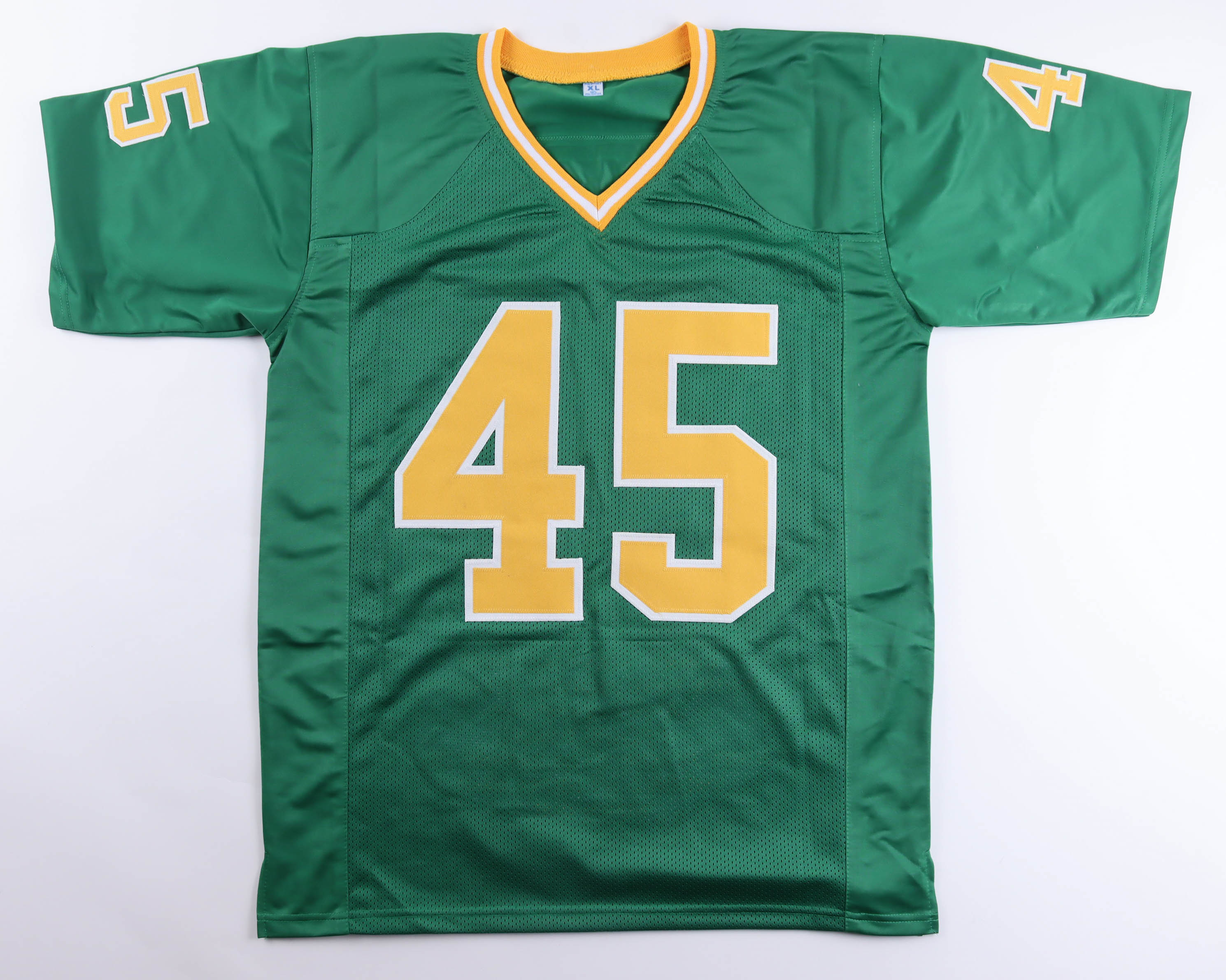 Rudy Ruettiger Signed Career Highlight Stat Jersey (JSA) at PristineAuction.com Rudy Ruettiger Signed Career Highlight Stat Jersey (JSA) at PristineAuction.com