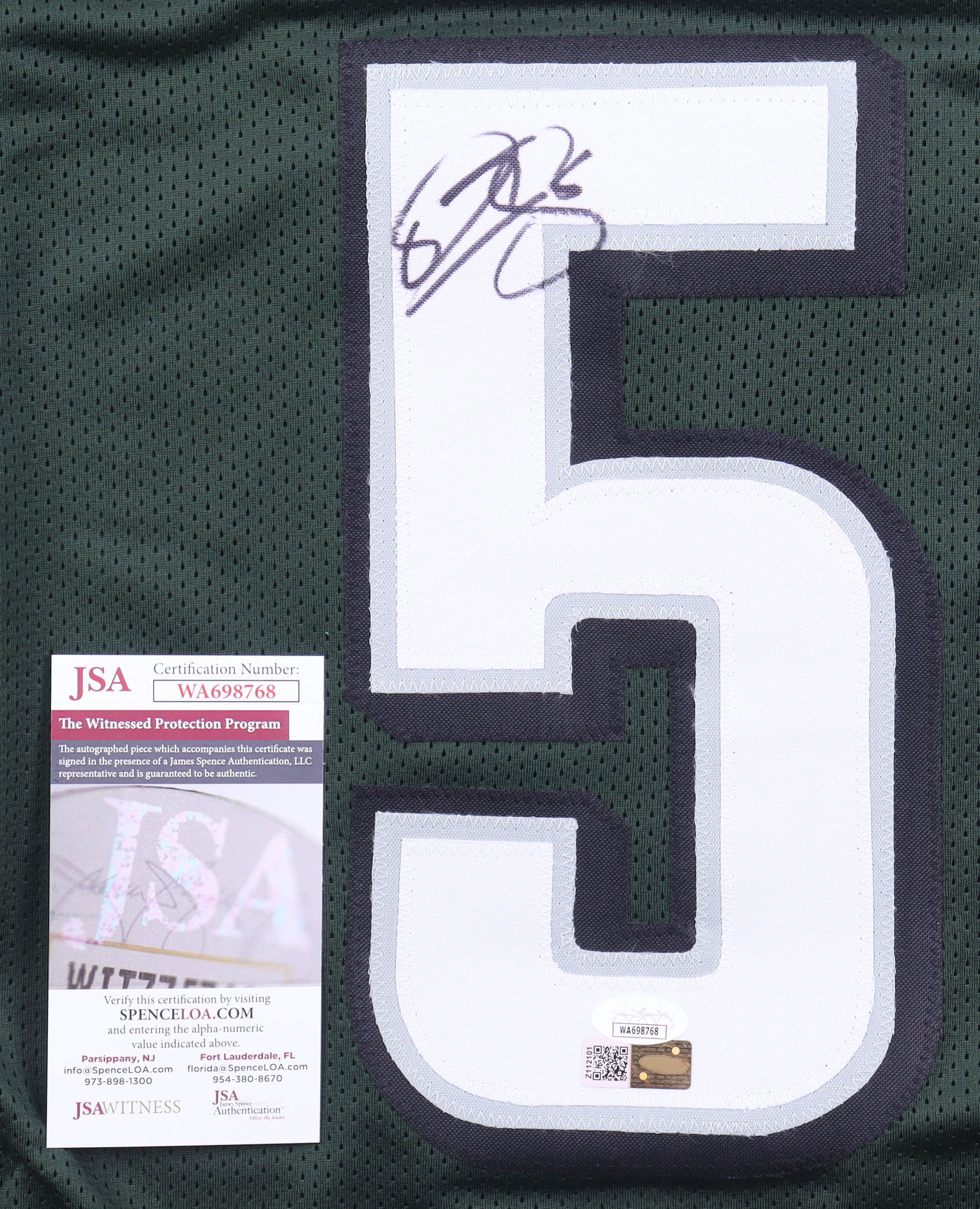 Donovan McNabb Signed Jersey (JSA & PIA) at PristineAuction.com Donovan McNabb Signed Jersey (JSA & PIA) at PristineAuction.com