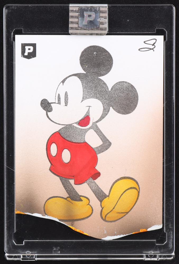 SoCal Strong Mickey | Disney | Original Art Sketch Card by Scott Cook (1/1 Original Art) at PristineAuction.com SoCal Strong Mickey | Disney | Original Art Sketch Card by Scott Cook (1/1 Original Art) at PristineAuction.com