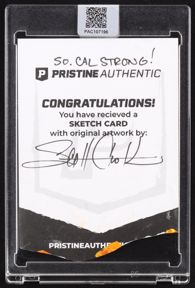 SoCal Strong Mickey | Disney | Original Art Sketch Card by Scott Cook (1/1 Original Art) at PristineAuction.com SoCal Strong Mickey | Disney | Original Art Sketch Card by Scott Cook (1/1 Original Art) at PristineAuction.com