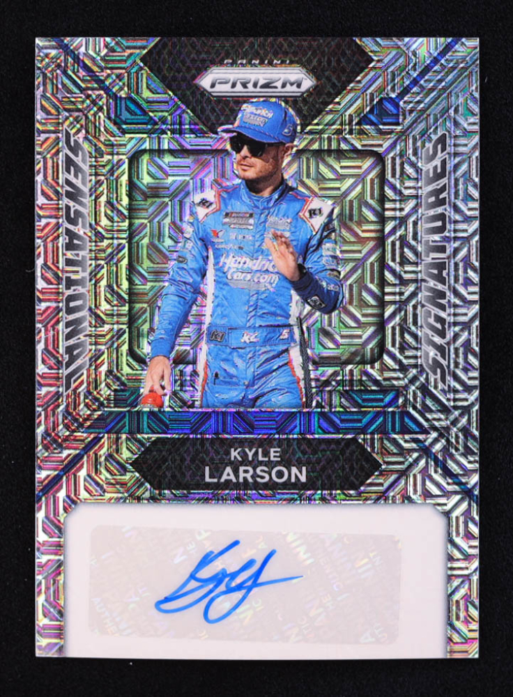 Kyle Larson 2024 Panini Prizm Sensational Signatures Prizms Mojo #6 #4/15
