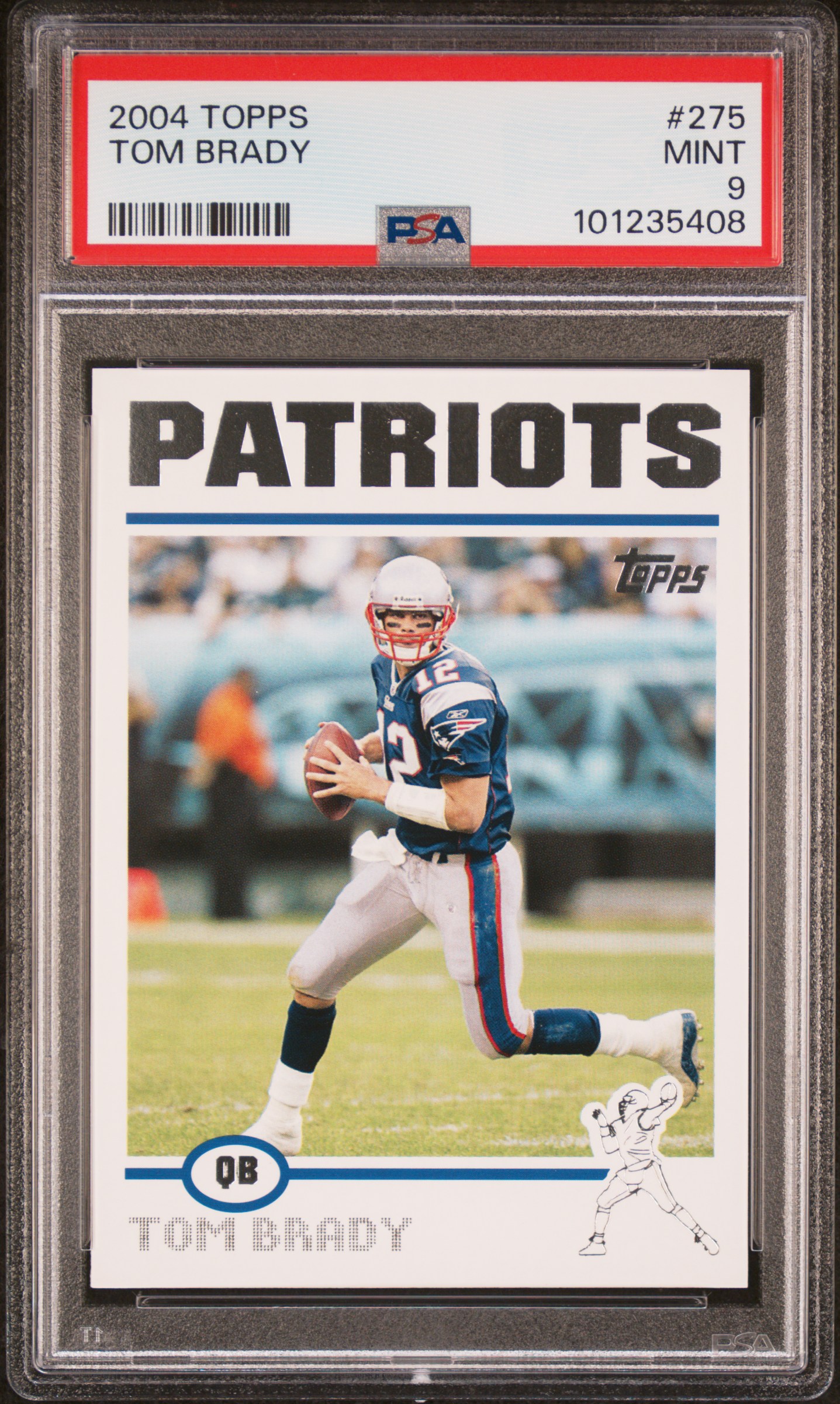 Tom Brady 2004 Topps Collection #275 (PSA 9) at PristineAuction.com Tom Brady 2004 Topps Collection #275 (PSA 9) at PristineAuction.com
