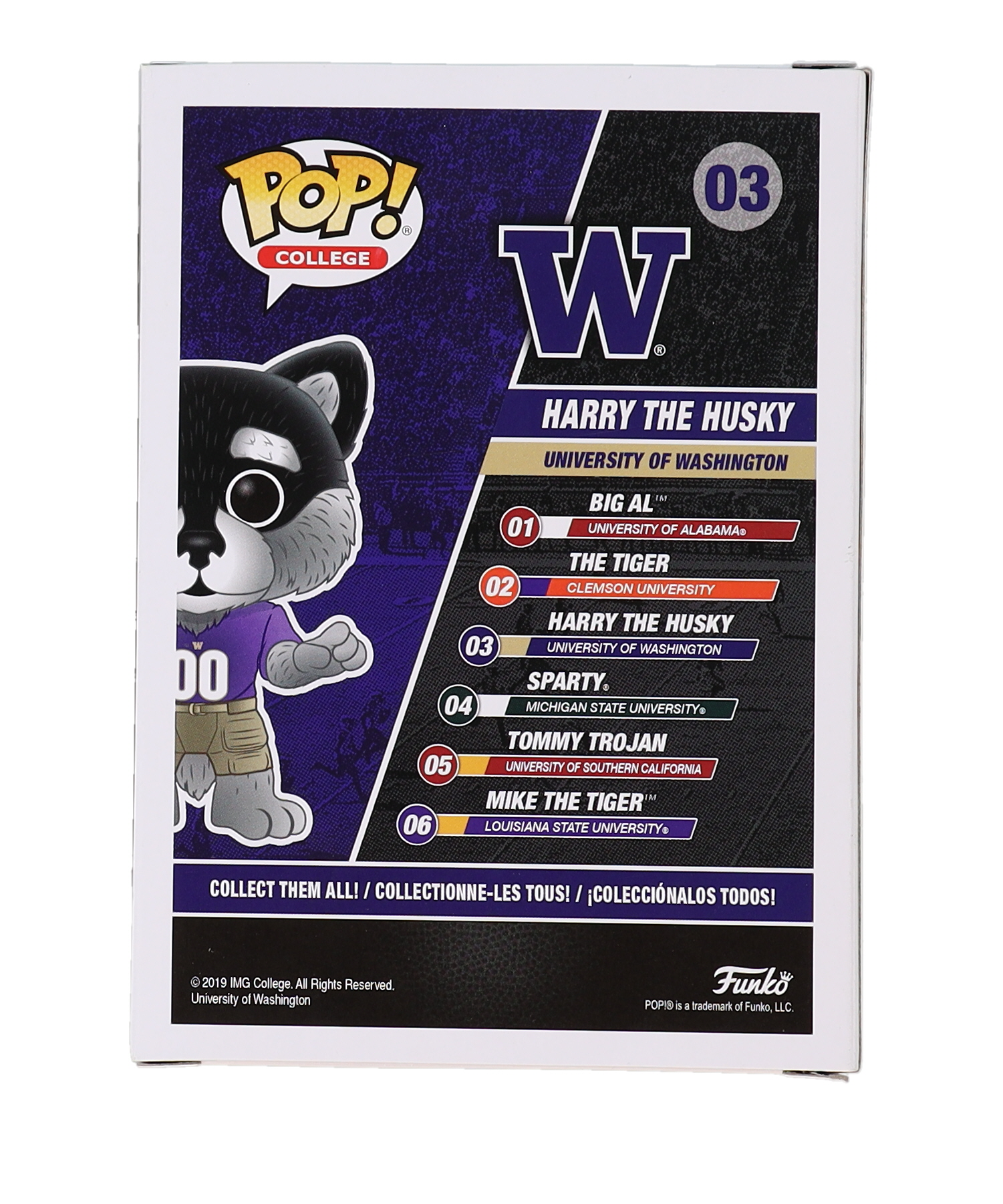 Jaden McDaniels Signed UConn Huskies #04 Harry the Husky Funko Pop! Vinyl Figure (PSA) at PristineAuction.com Jaden McDaniels Signed UConn Huskies #04 Harry the Husky Funko Pop! Vinyl Figure (PSA) at PristineAuction.com