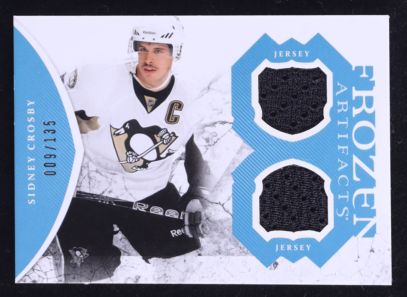 Sidney Crosby 2011-12 Artifacts Frozen Artifacts Jerseys Blue #FASC #009/135 at PristineAuction.com Sidney Crosby 2011-12 Artifacts Frozen Artifacts Jerseys Blue #FASC #009/135 at PristineAuction.com