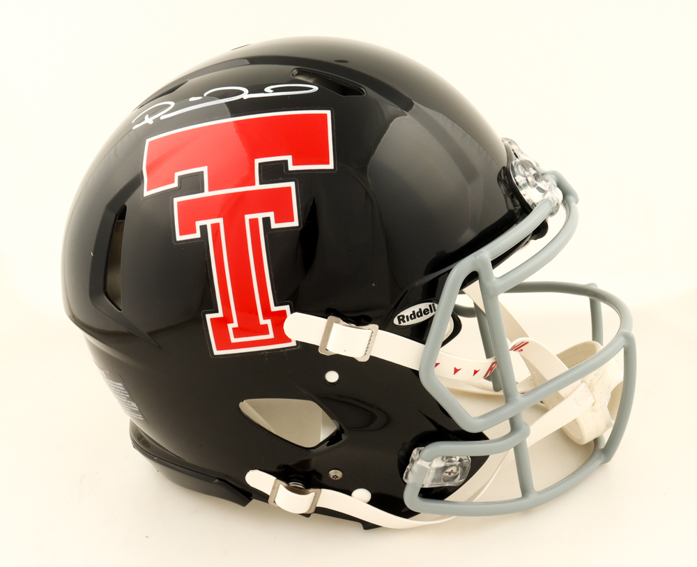 Patrick Mahomes Signed Texas Tech Red Raiders Full-Size Authentic On-Field Speed Helmet (Beckett) at PristineAuction.com Patrick Mahomes Signed Texas Tech Red Raiders Full-Size Authentic On-Field Speed Helmet (Beckett) at PristineAuction.com