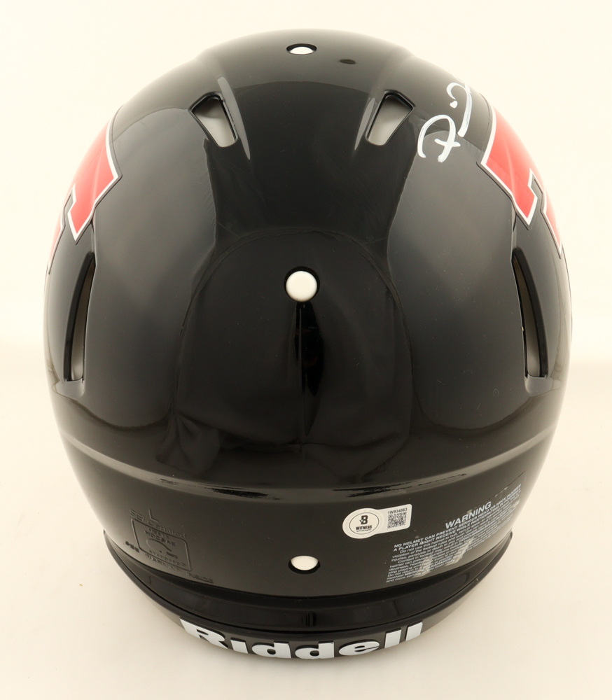 Patrick Mahomes Signed Texas Tech Red Raiders Full-Size Authentic On-Field Speed Helmet (Beckett) at PristineAuction.com Patrick Mahomes Signed Texas Tech Red Raiders Full-Size Authentic On-Field Speed Helmet (Beckett) at PristineAuction.com
