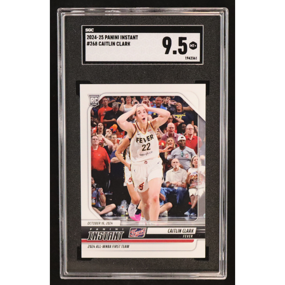 Caitlin Clark 2024 Panini Instant WNBA #268 RC (SGC 9.5) at PristineAuction.com